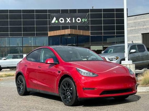 TESLA MODEL Y 2021 5YJYGDEE7MF080673 image